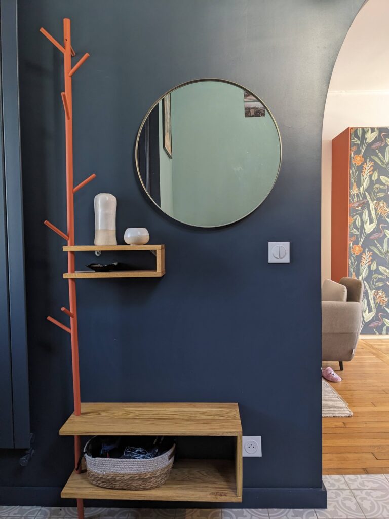 House renovation in Nogent-sur-Marne - bespoke hallway joinery