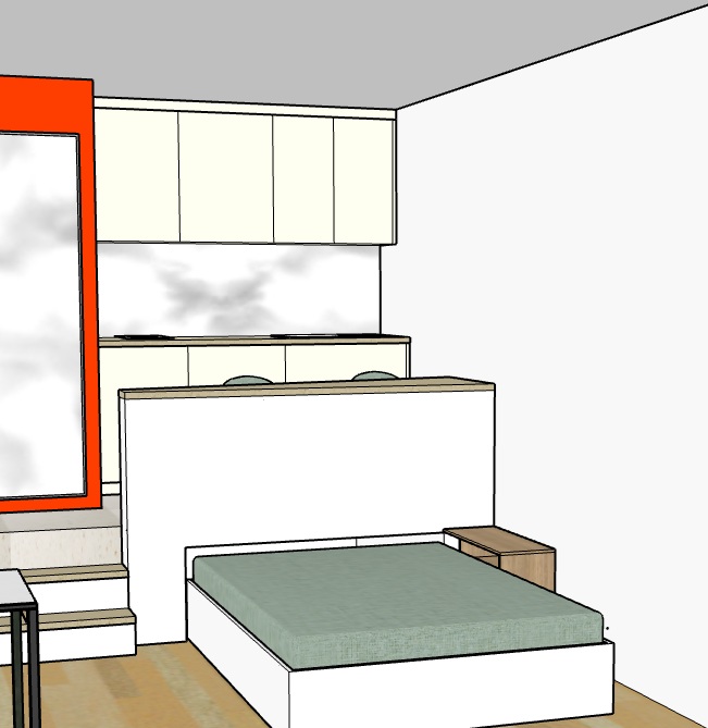 lit escamotable version couchage - nuit