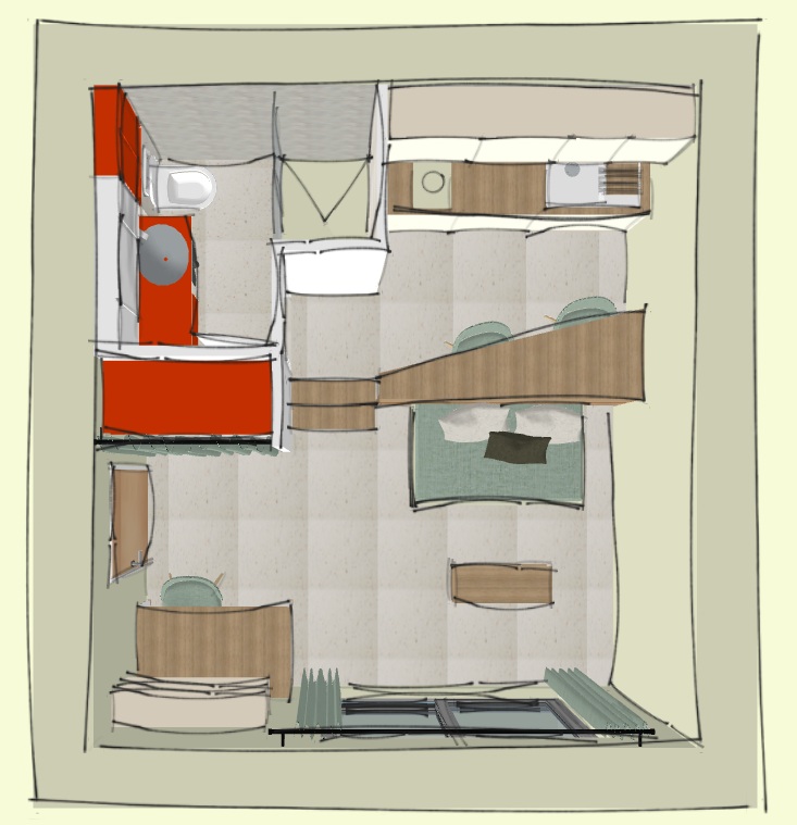 aménagement loge de gardien